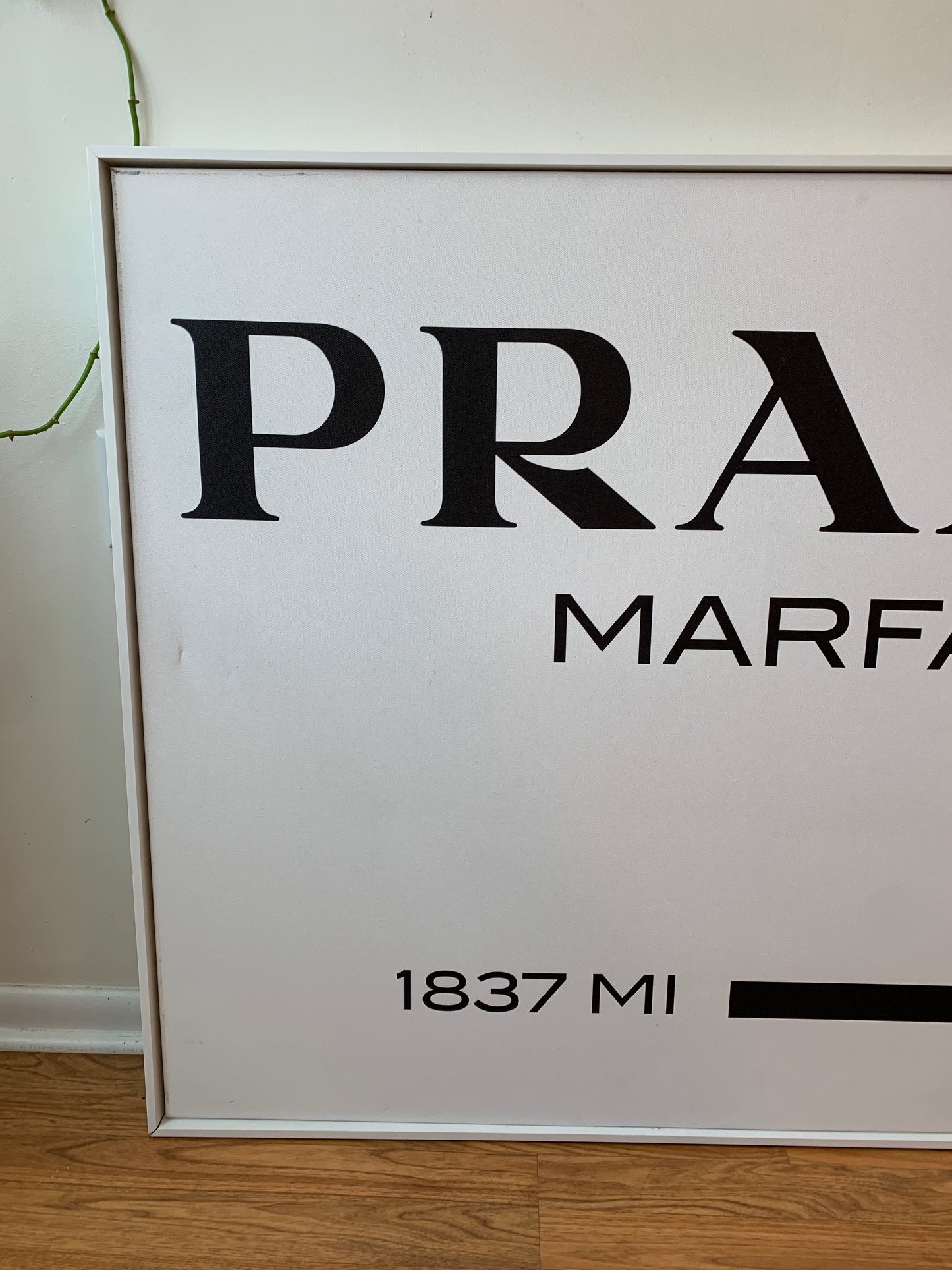 Prada Marfa Large Canvas Painting