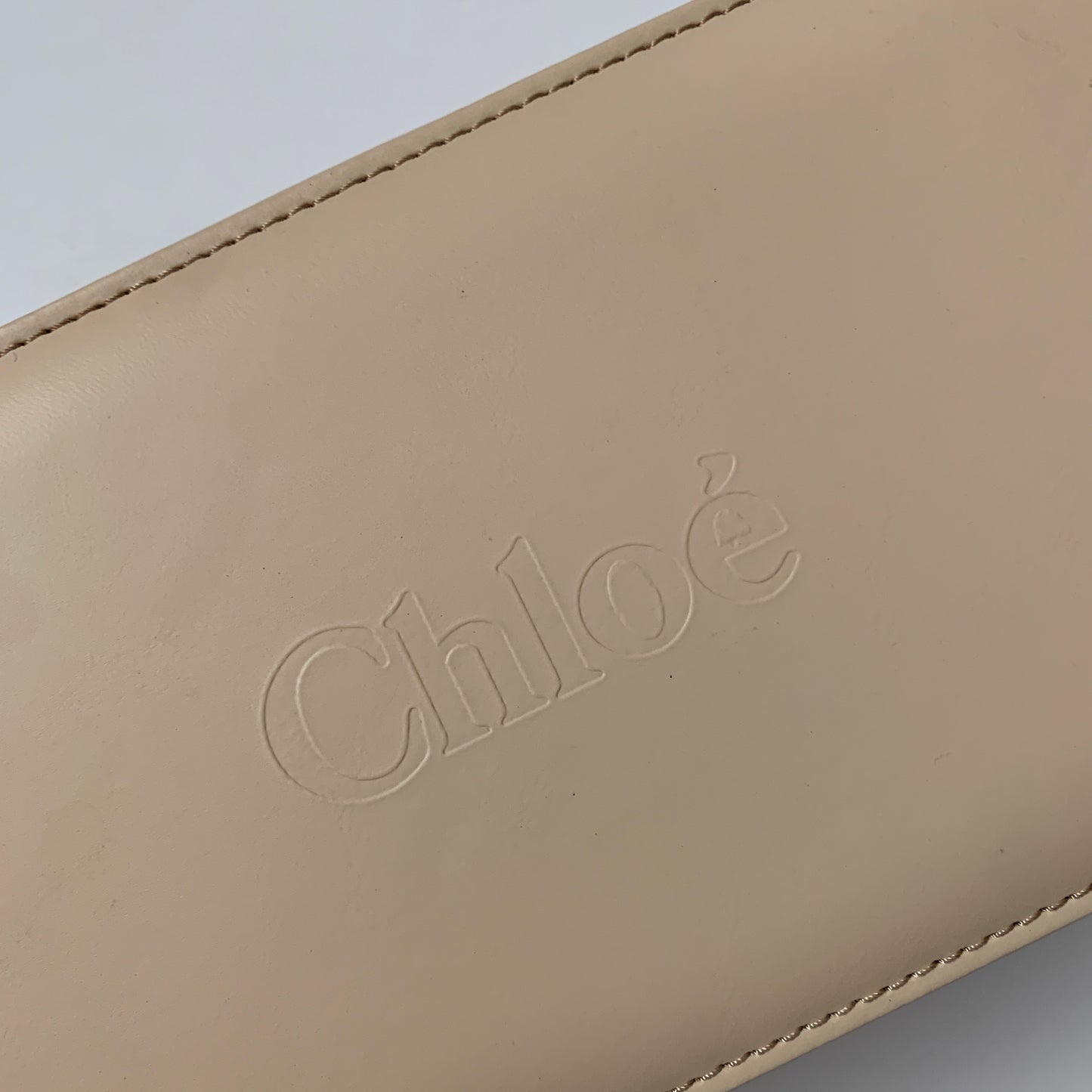 Chloé Beige Makeup Travel Case Vanity Box