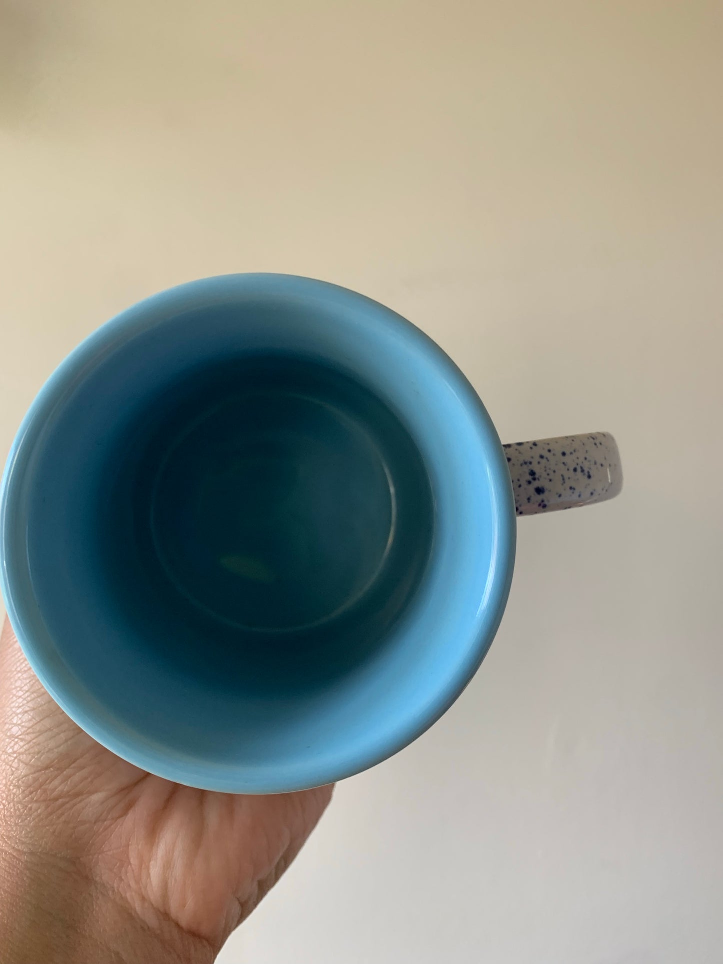 Nashville Blue and White Speckled Ceramic Mug