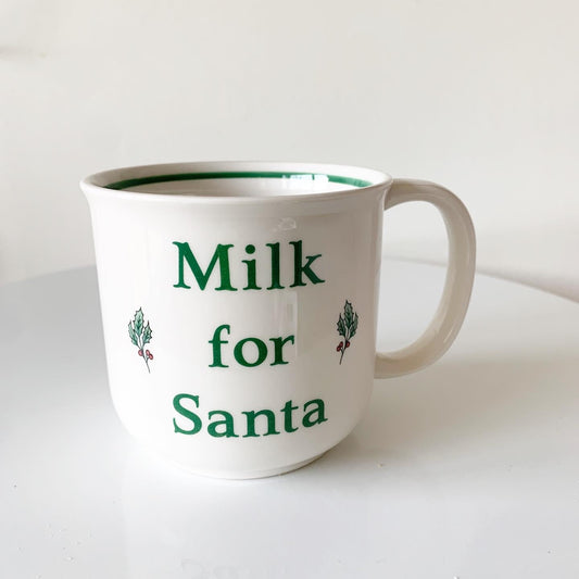 Nikko Japan Milk for Santa Christmas Mug