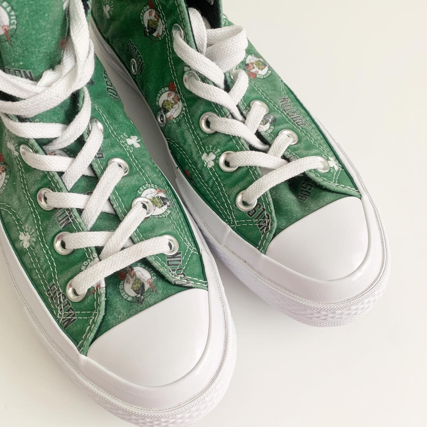 Converse Chuck Taylor Boston Celtics High-Top Sneakers Size 6 Men's 8 Women's Green