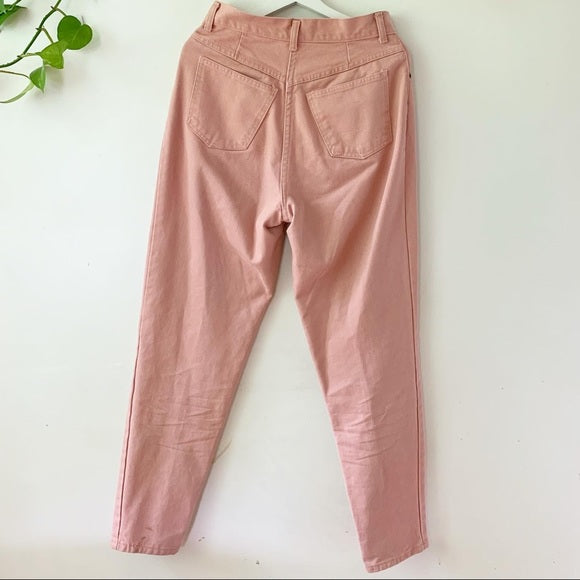 Vintage 1990s Pasta Pink Jeans, Size 10