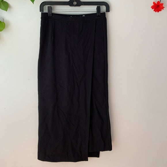 Betabrand "The Sassiest" Legging Pant Skirt, XS, Black