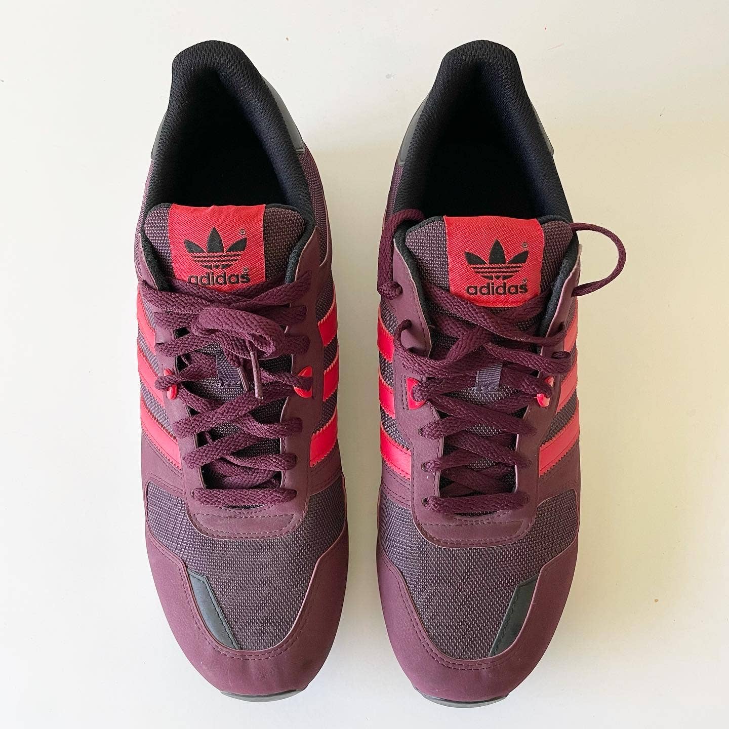 Adidas ZX 700 Maroon Red Men's Classic Originals Sneaker Shoes