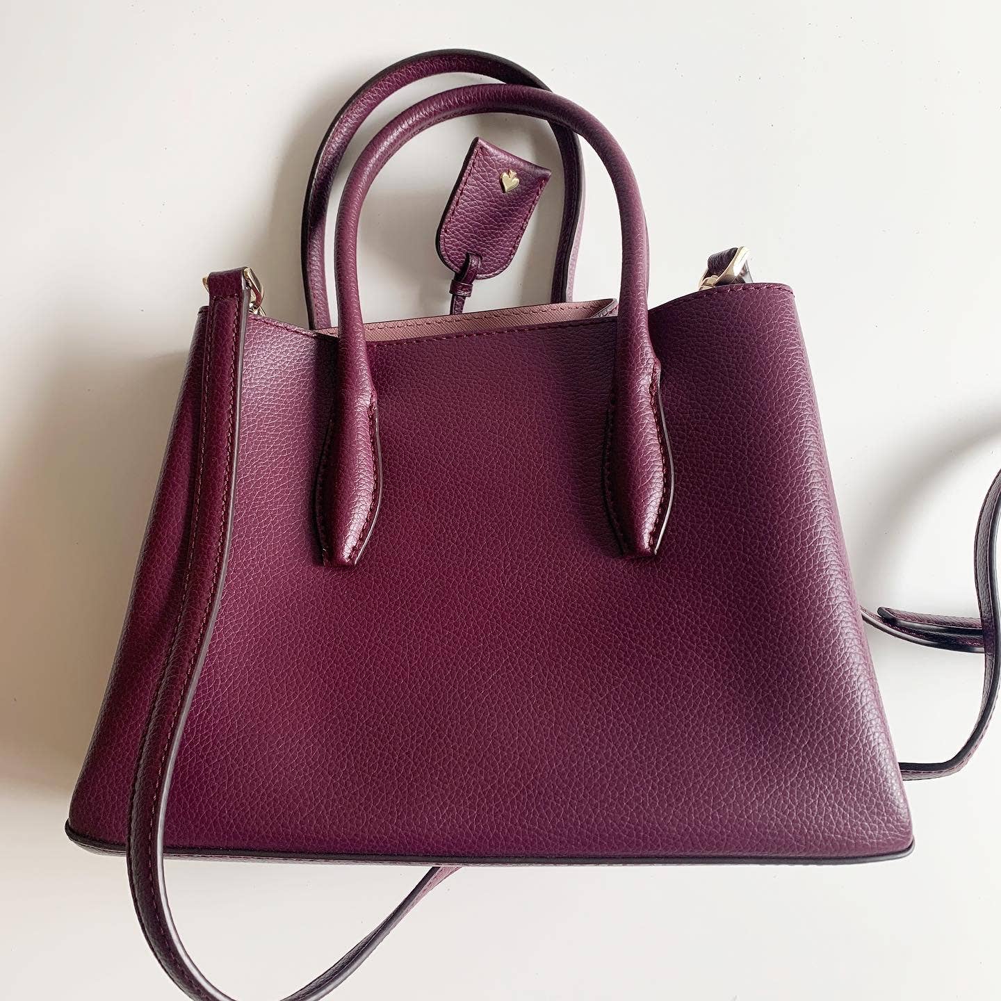 Kate Spade New York Bleecker Leather Crossbody In Purple | ModeSens