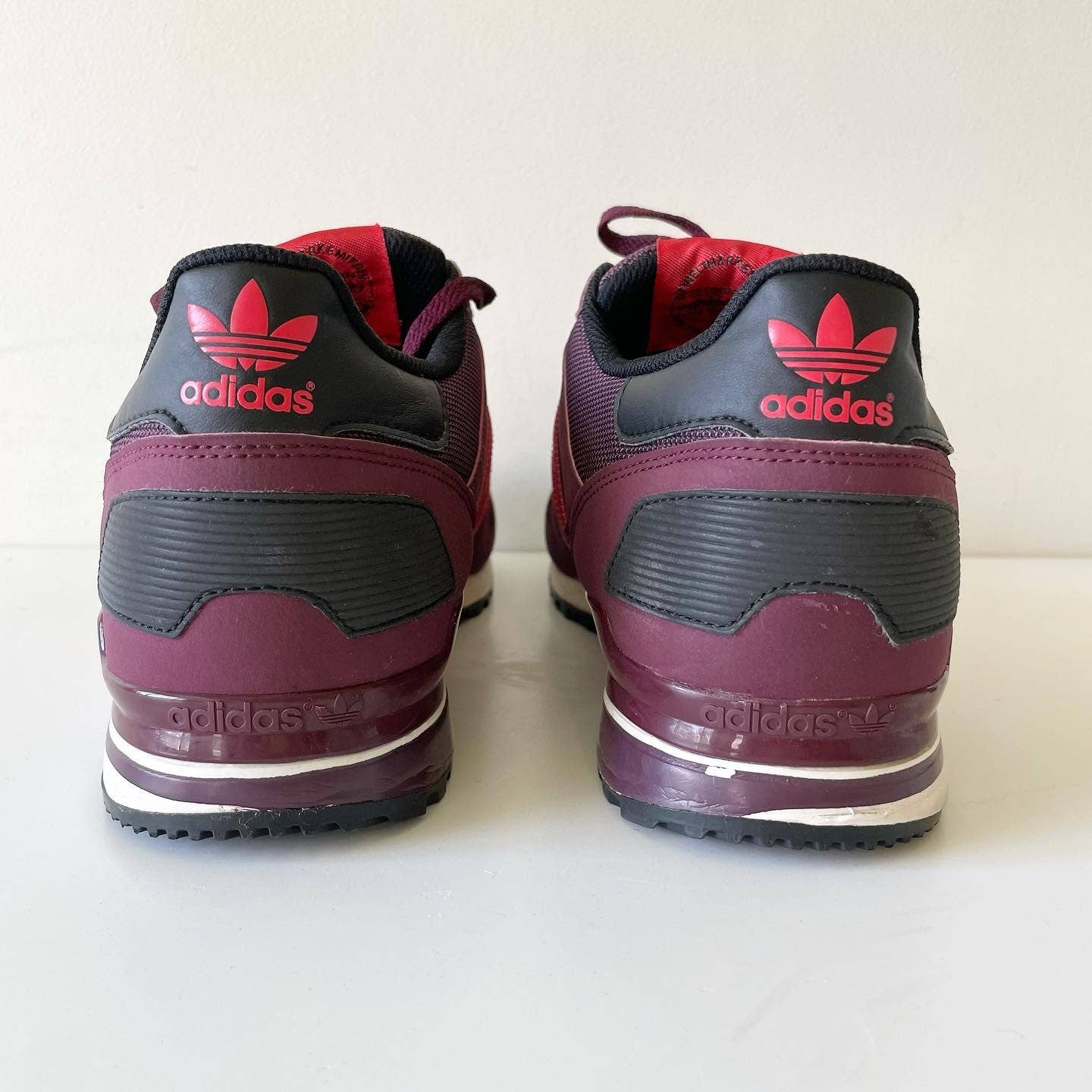 Adidas ZX 700 Maroon Red Men's Classic Originals Sneaker Shoes
