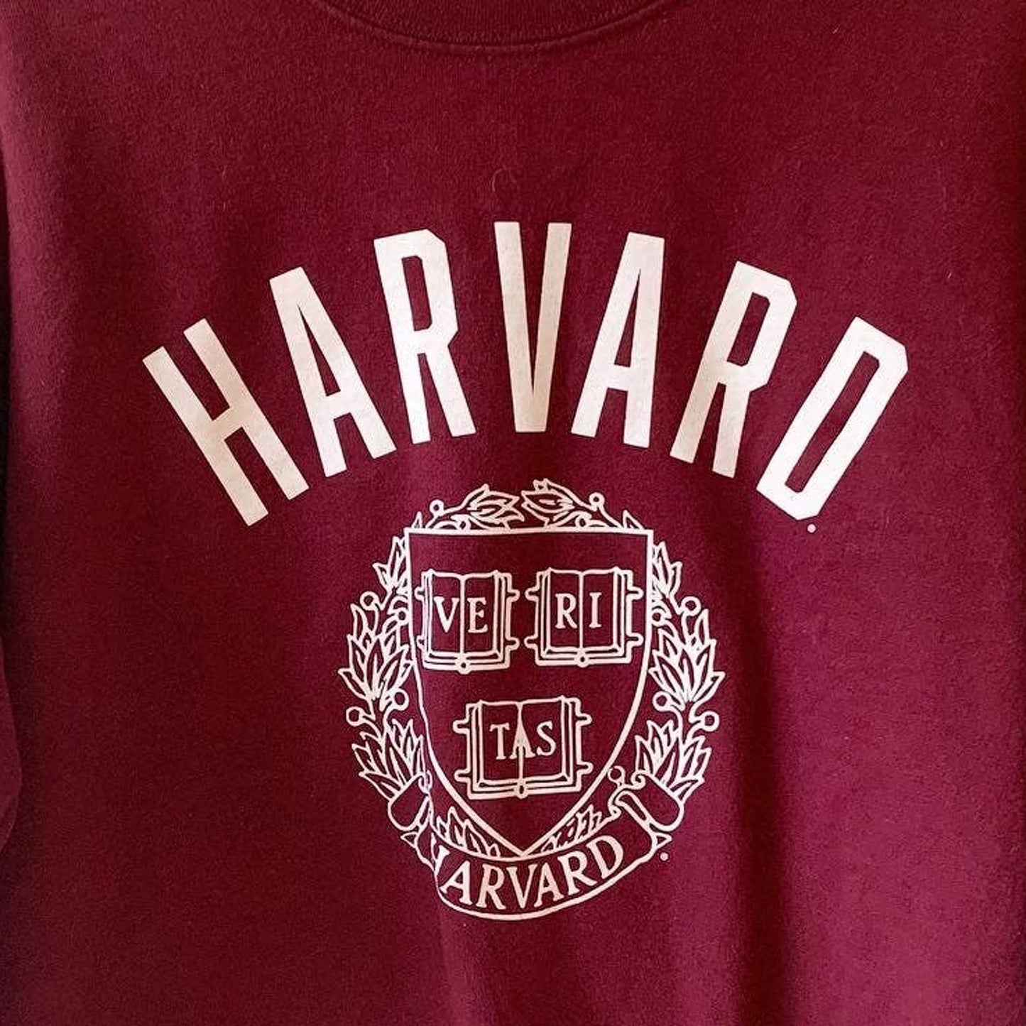 Ivysport Harvard University Crew Neck Maroon Sweatshirt