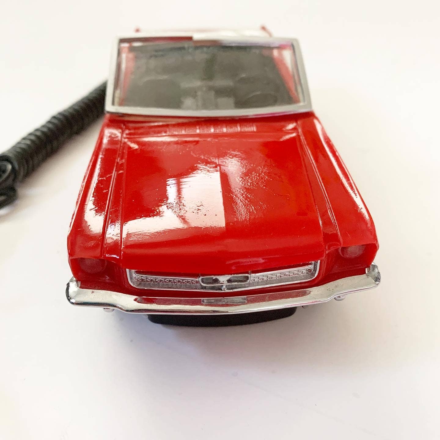 Vintage 1964 Kash N Gold Convertible Ford Mustang Novelty Red telephone