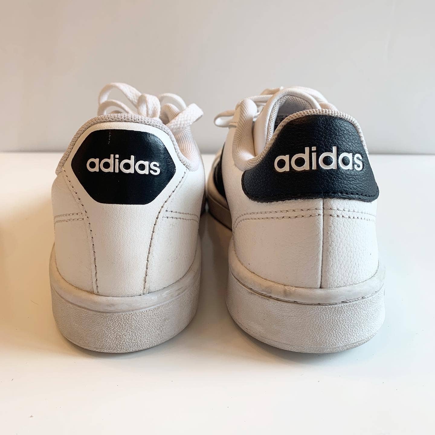 Adidas Grand Court Black White Cloudfoam Sneaker