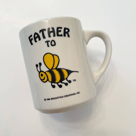 Vintage 1964 Begotten Creations Father to Be Bee Novelty Mug